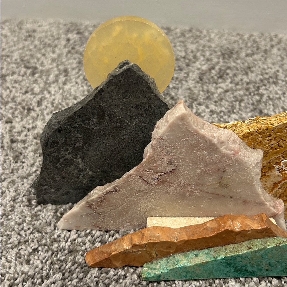 Abstract Mountain Stone Sculpture - Picture 3 of 6